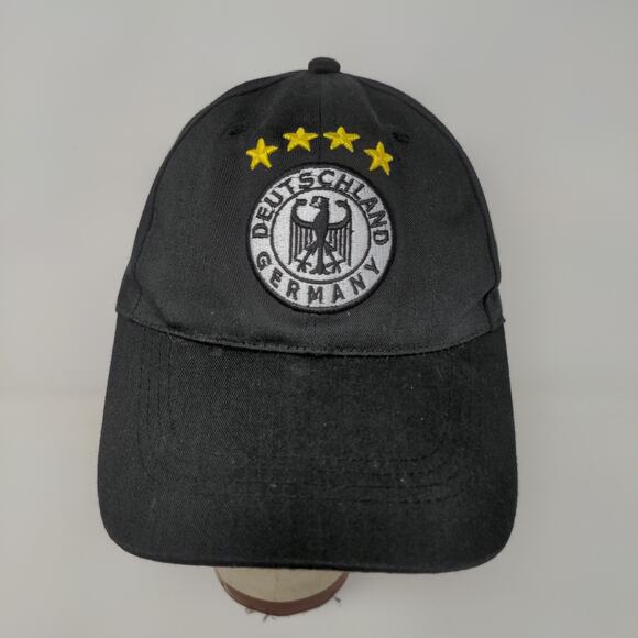 Deutschland Germany Strapback Hat 4 Star Embroidered Logo Adjustable - Picture 3 of 10